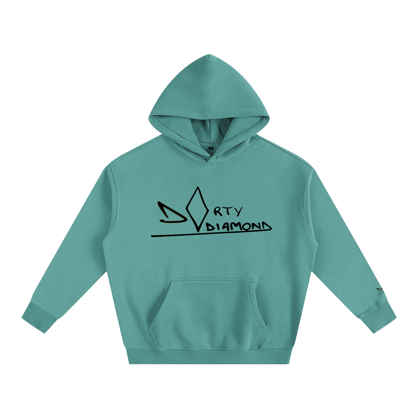 dirty diamond Oversize Fleeced Hoodie