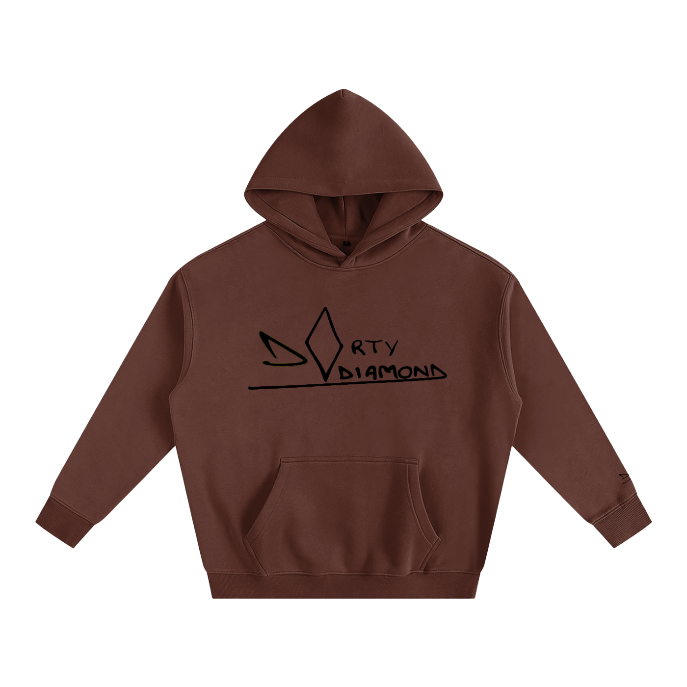 dirty diamond Oversize Fleeced Hoodie