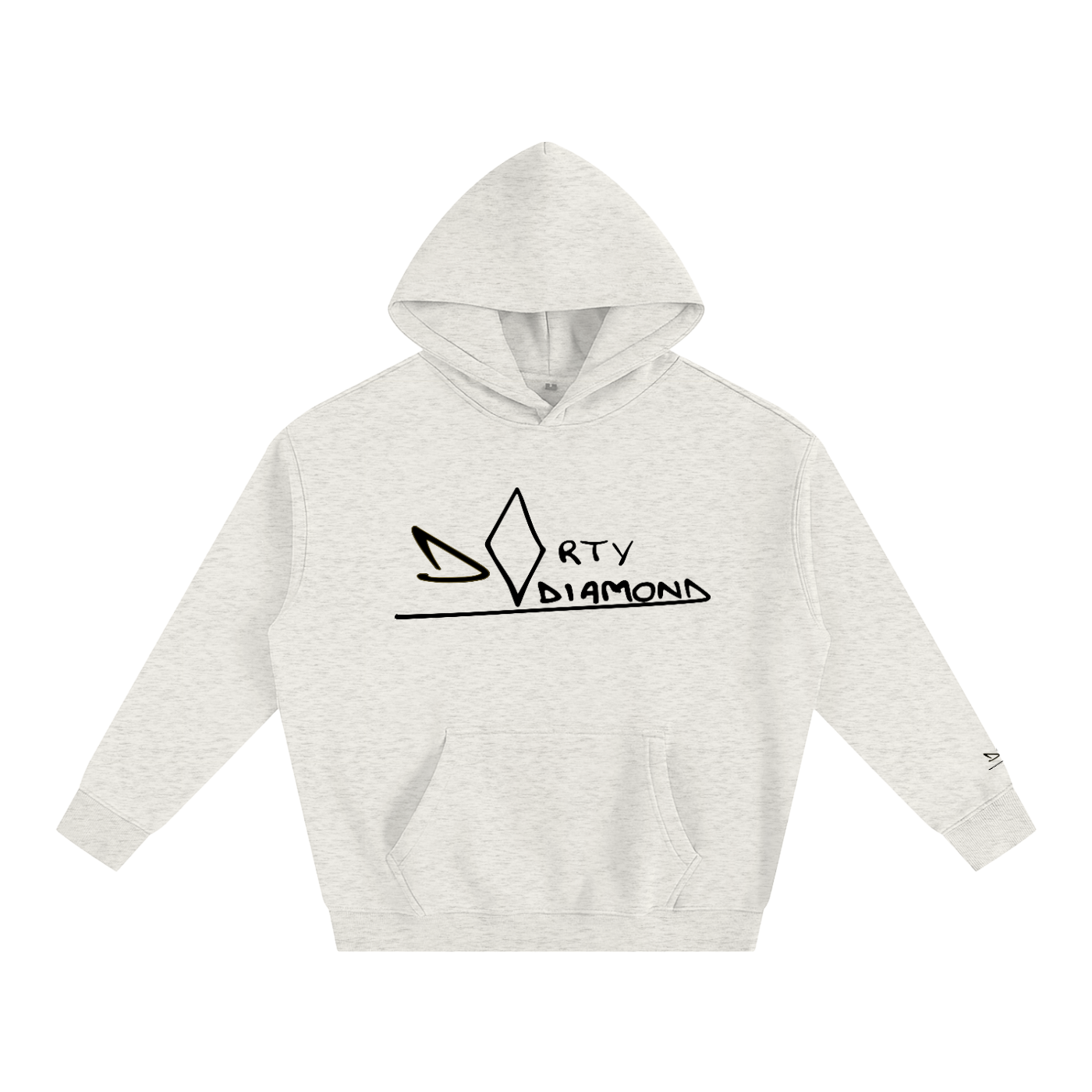 dirty diamond Oversize Fleeced Hoodie