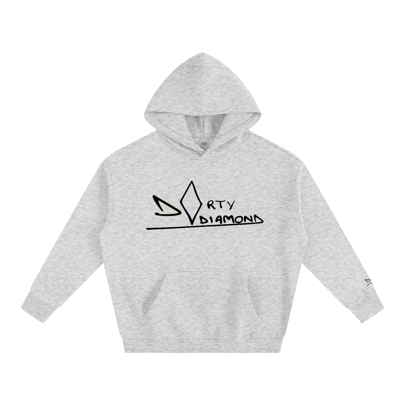 dirty diamond Oversize Fleeced Hoodie