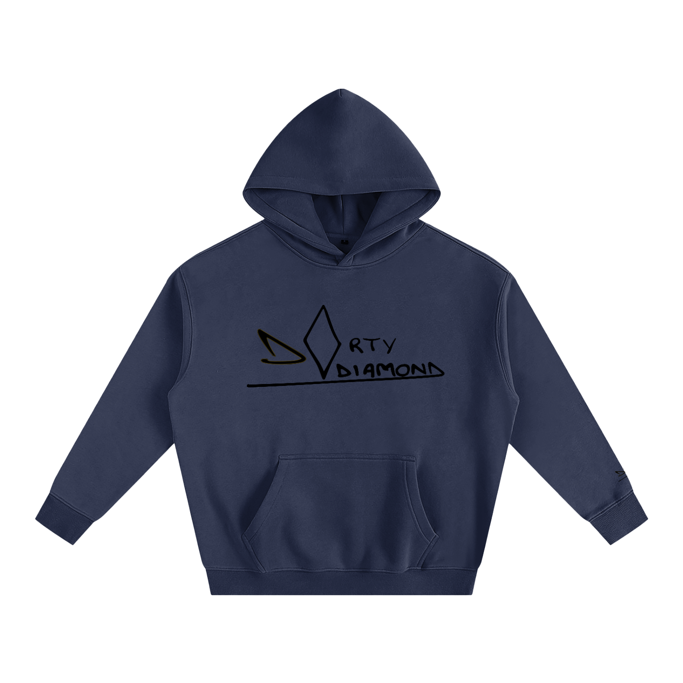 dirty diamond Oversize Fleeced Hoodie