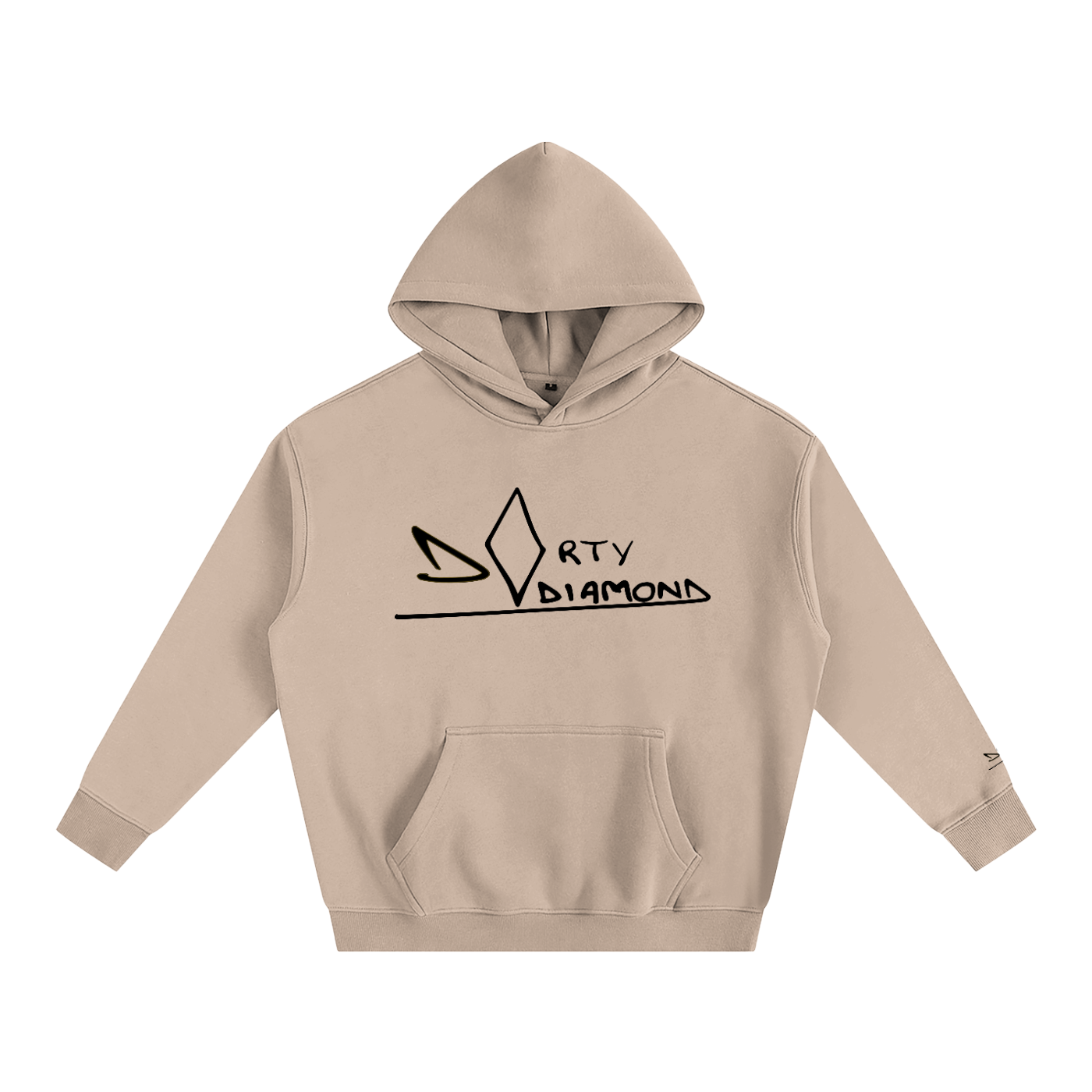 dirty diamond Oversize Fleeced Hoodie