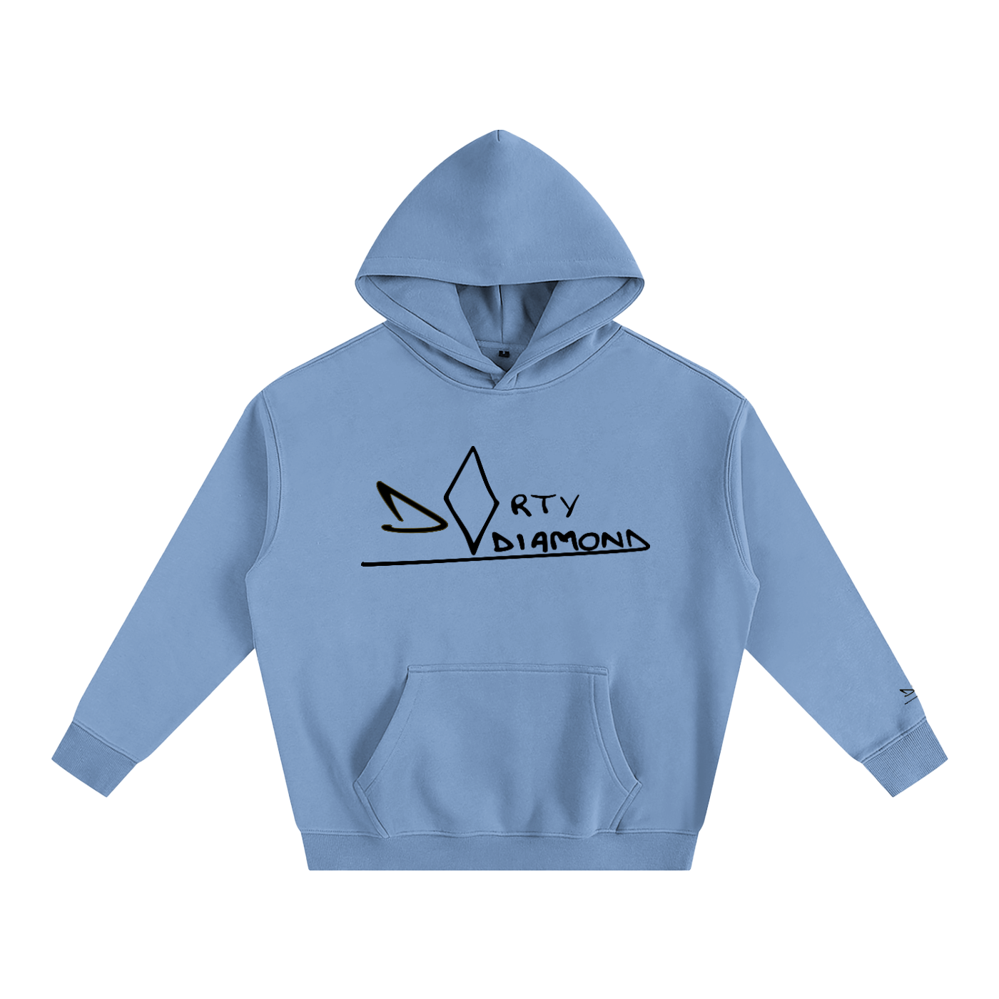 dirty diamond Oversize Fleeced Hoodie