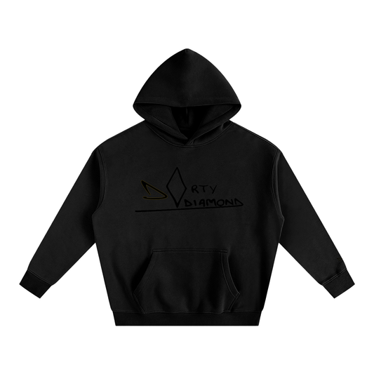 dirty diamond Oversize Fleeced Hoodie