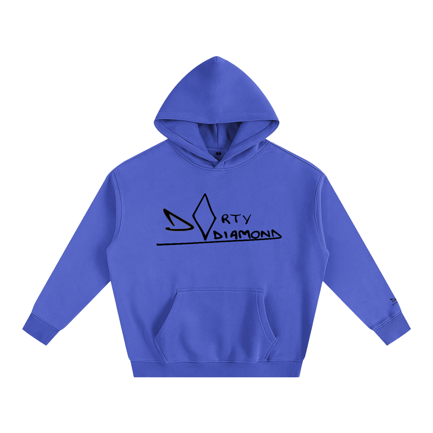 dirty diamond Oversize Fleeced Hoodie