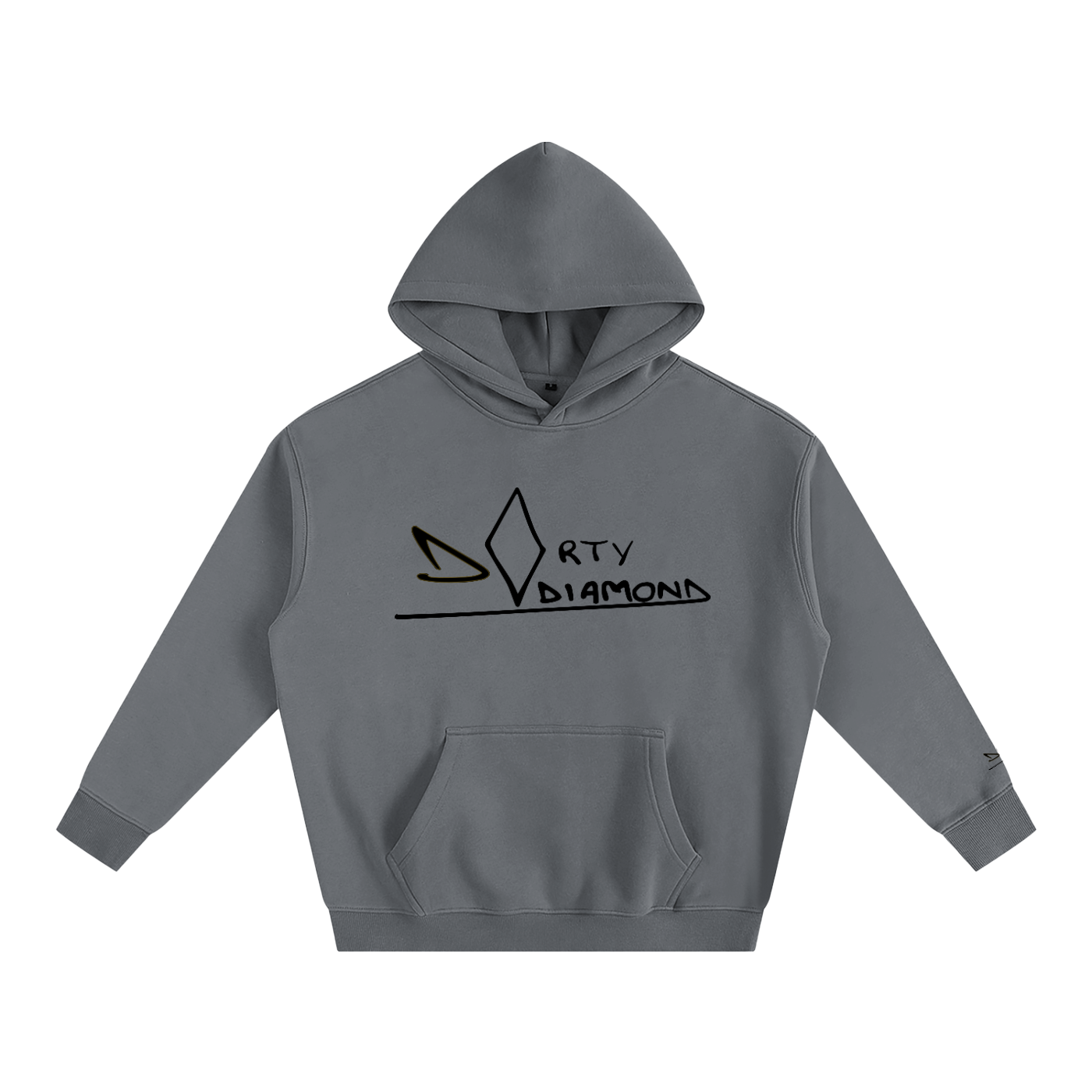 dirty diamond Oversize Fleeced Hoodie