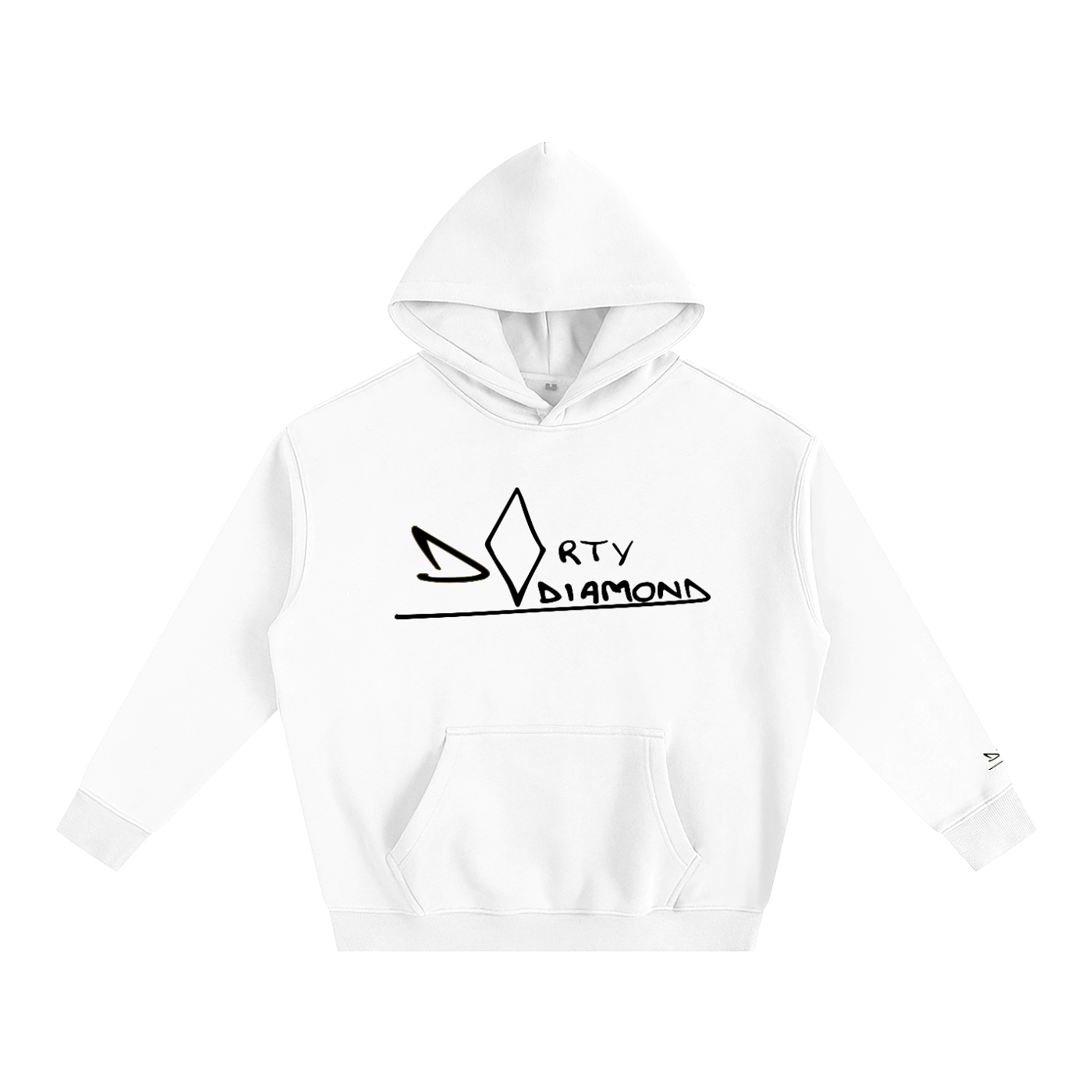 dirty diamond Oversize Fleeced Hoodie