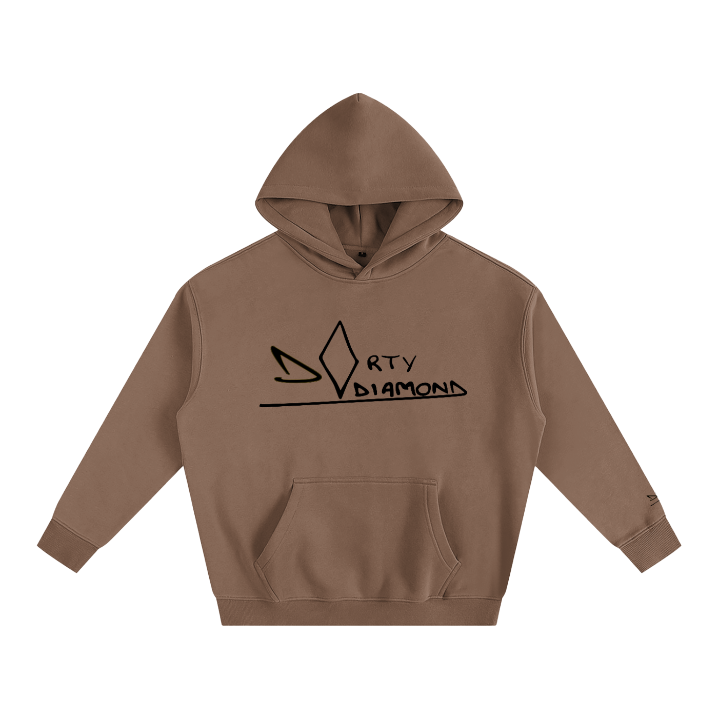 dirty diamond Oversize Fleeced Hoodie