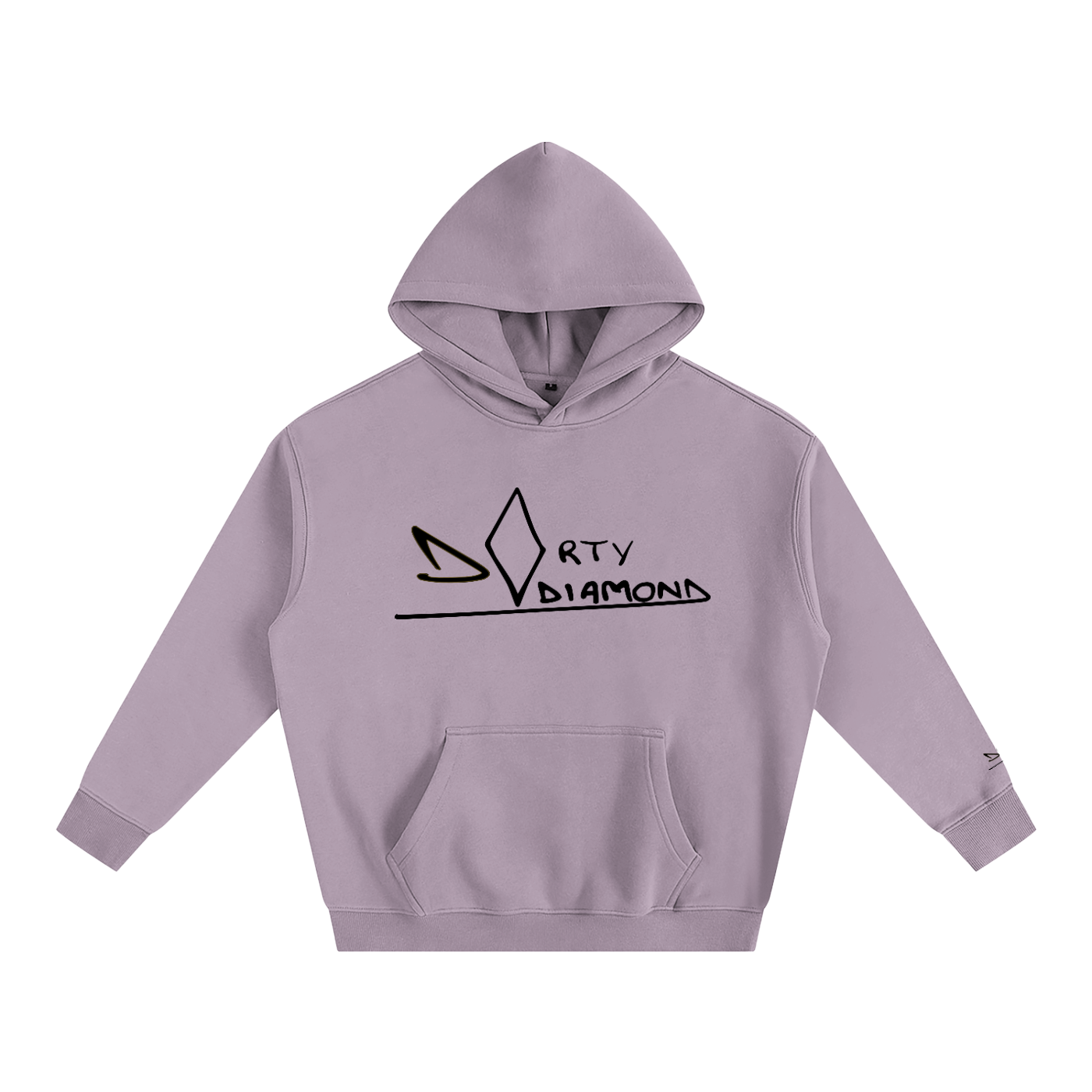 dirty diamond Oversize Fleeced Hoodie